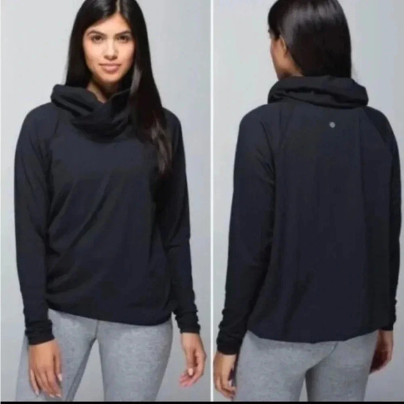Lululemon Healthy Heart Pullover in Black Size 6 - Picture 9 of 9